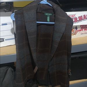 Plaid vest